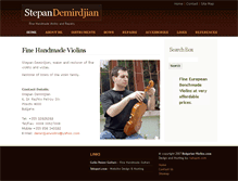 Tablet Screenshot of bulgarian-violins.com